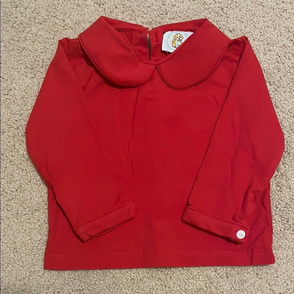 2T Smocking Dog Boutique collared shirt